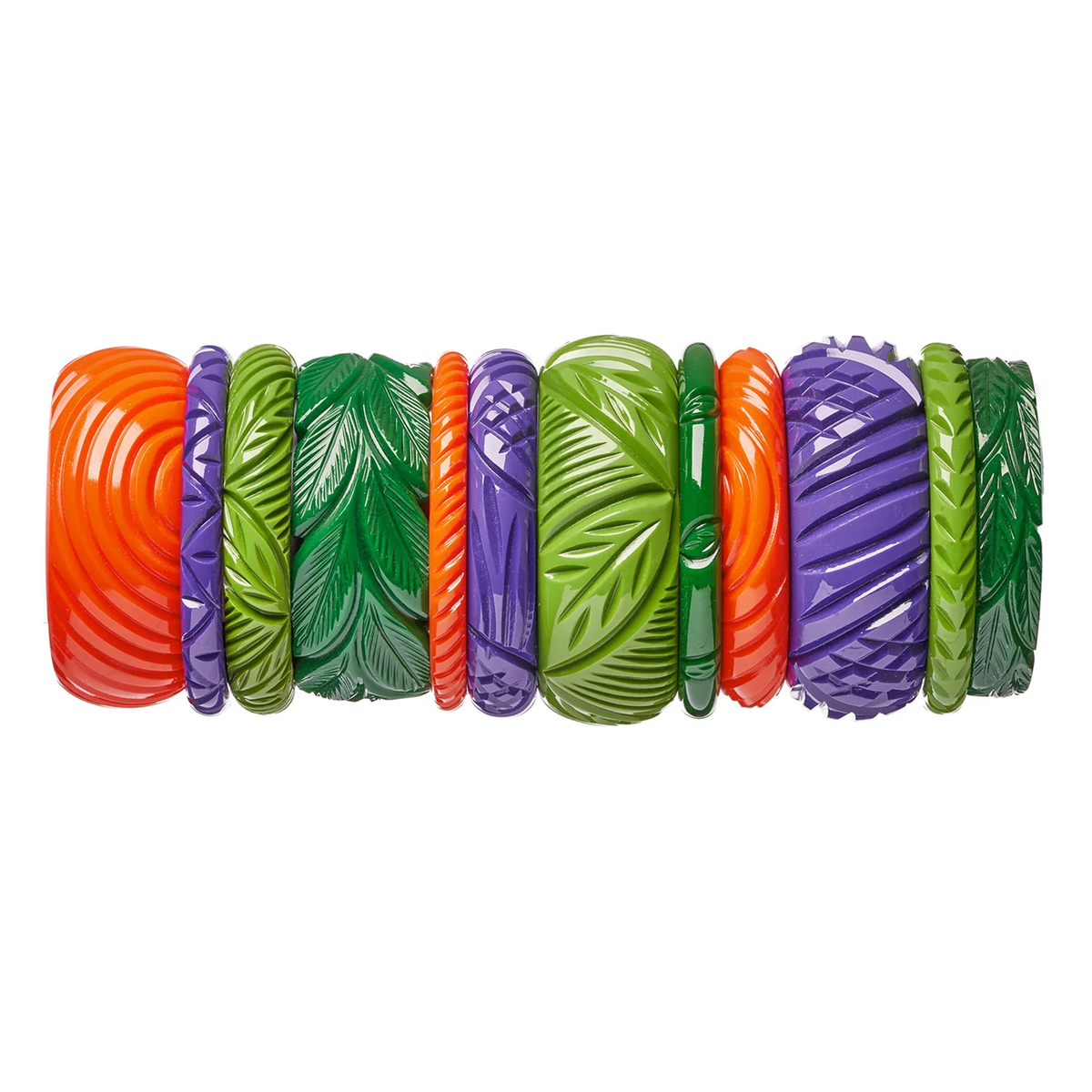 Wide Paradise Heavy Carve - Duchess Bangle