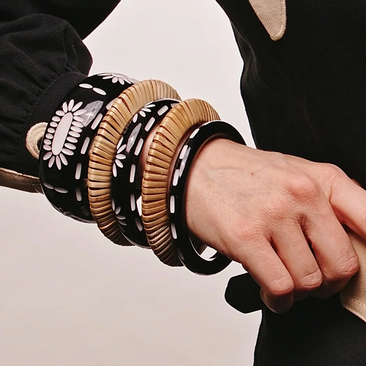 Wide Rebel Black - Duchess Bangle