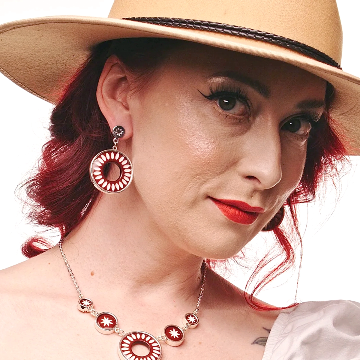 Saddle Brown Earrings