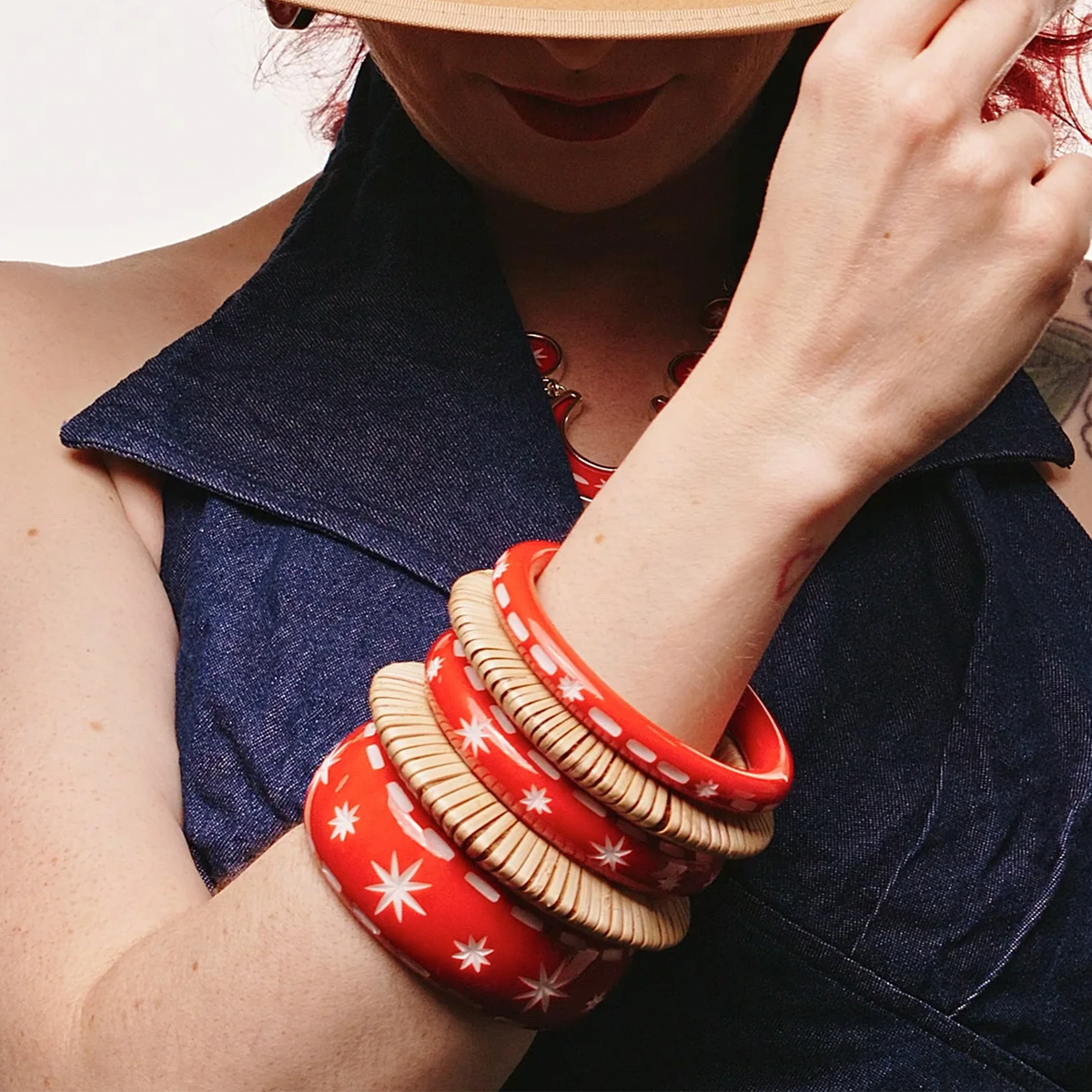 Midi Necktie Red - Duchess Bangle