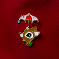 Rain Deer Glitter Soft Enamel Pin