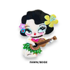Hula Lula Tiki Girl Brooch