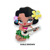 Hula Lula Tiki Girl Brooch