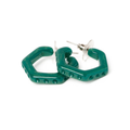 Jadeite Hoop Earrings