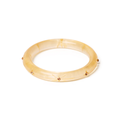 Narrow Gold Voile Bangle