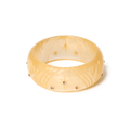 Wide Gold Voile Bangle