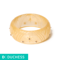 Wide Gold Voile - Duchess Bangle