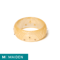 Wide Gold Voile - Maiden Bangle