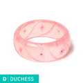 Wide Pink Chiffon - Duchess Bangle