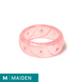 Wide Pink Chiffon - Maiden Bangle