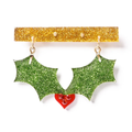 Holly Brooch