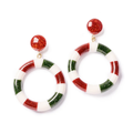 Holly Candy Stripe Earrings