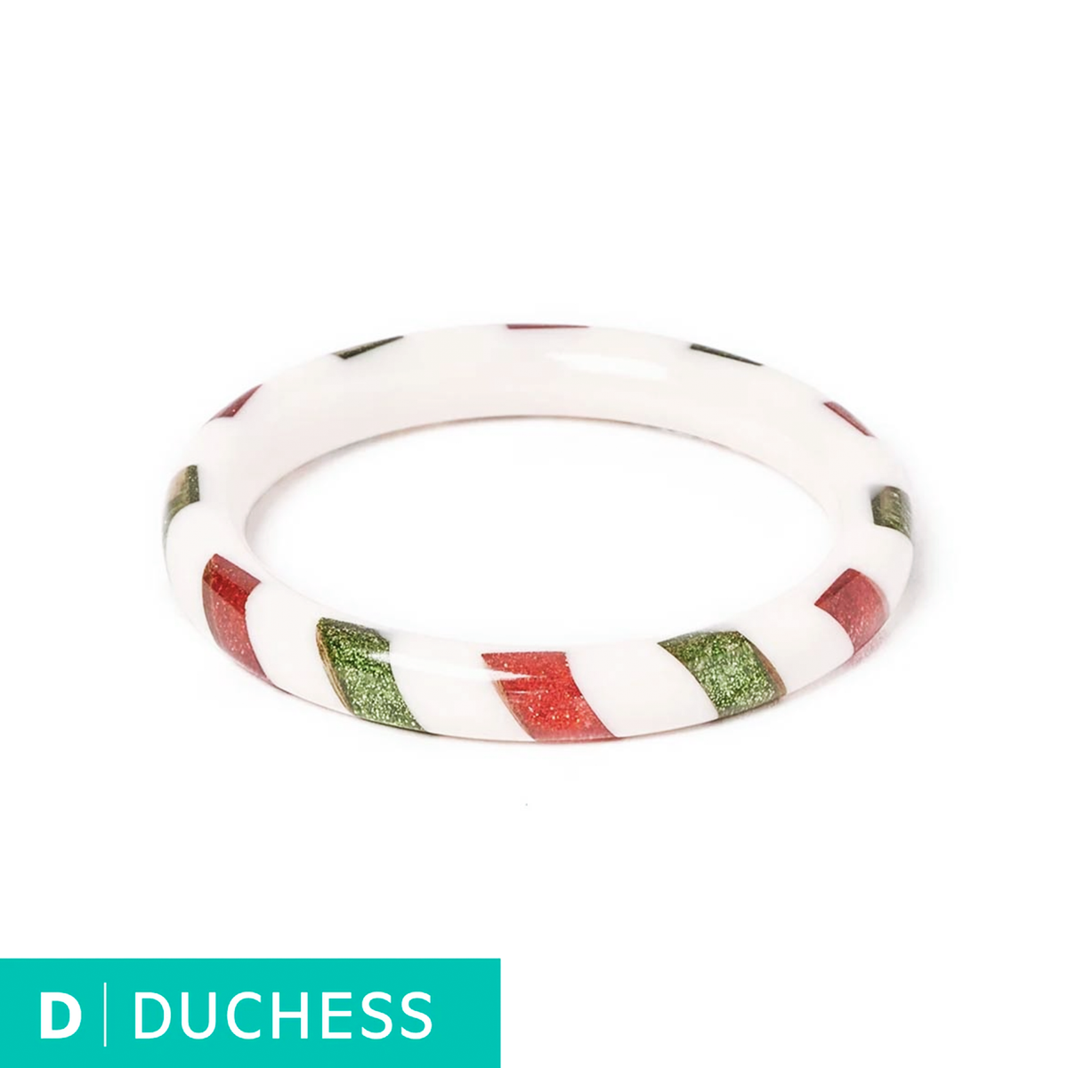Narrow Holly Candy Stripe - Duchess Bangle