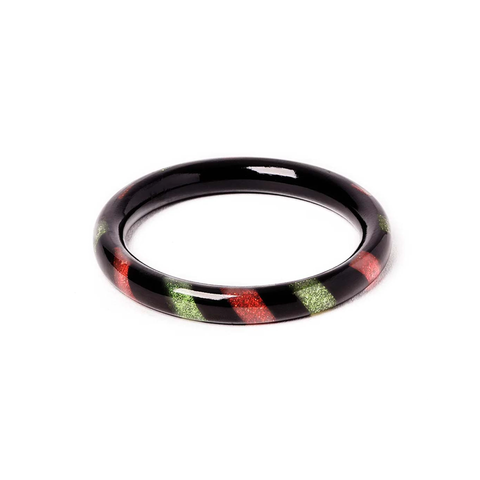Narrow Pressies Candy Stripe Bangle