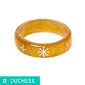 Midi Gold Glitter Snowflake - Duchess Bangle
