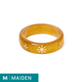Midi Gold Glitter Snowflake - Maiden Bangle