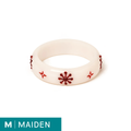 Midi White Snowflake - Maiden Bangle