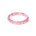 Narrow Candyfloss Heavy Carve Bangle