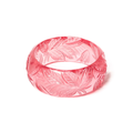 Wide Candyfloss Heavy Carve Bangle
