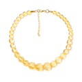 Lemonade Heavy Carve Bead Necklace