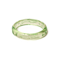 Midi Pistachio Heavy Carve Bangle