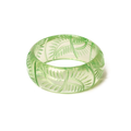 Wide Pistachio Heavy Carve Bangle