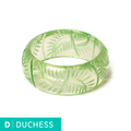 Wide Pistachio Heavy Carve - Duchess Bangle