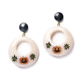 Gourdgeous Drop Hoop Earrings