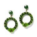 Slither Drop Hoop Earrings