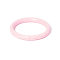 Narrow Baby Pink Heavy Carve Bangle