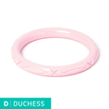 Narrow Baby Pink Heavy Carve - Duchess Bangle