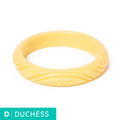 Midi Lemon Heavy Carve - Duchess Bangle