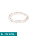 Narrow Crystal Heavy Carve - Maiden Bangle