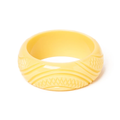Wide Lemon Heavy Carve Bangle