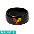 Wide Black Maracas - Duchess Bangle