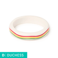 Midi White Maracas - Duchess Bangle