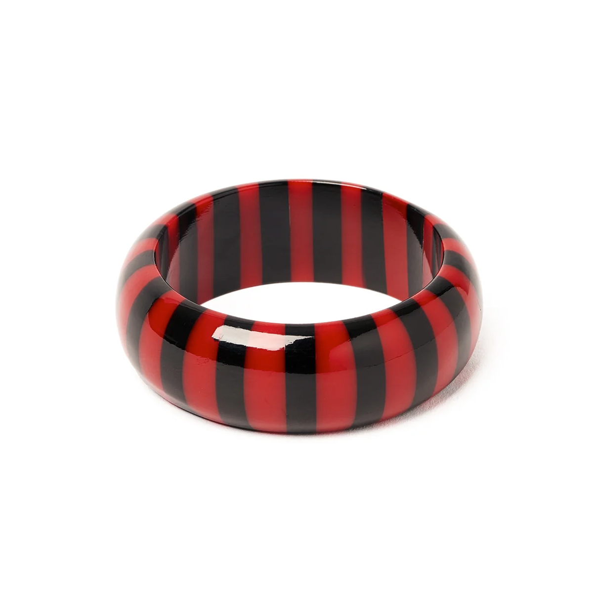 Wide Crimson Bangle