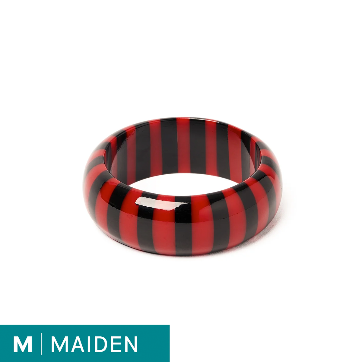 Wide Crimson - Maiden Bangle