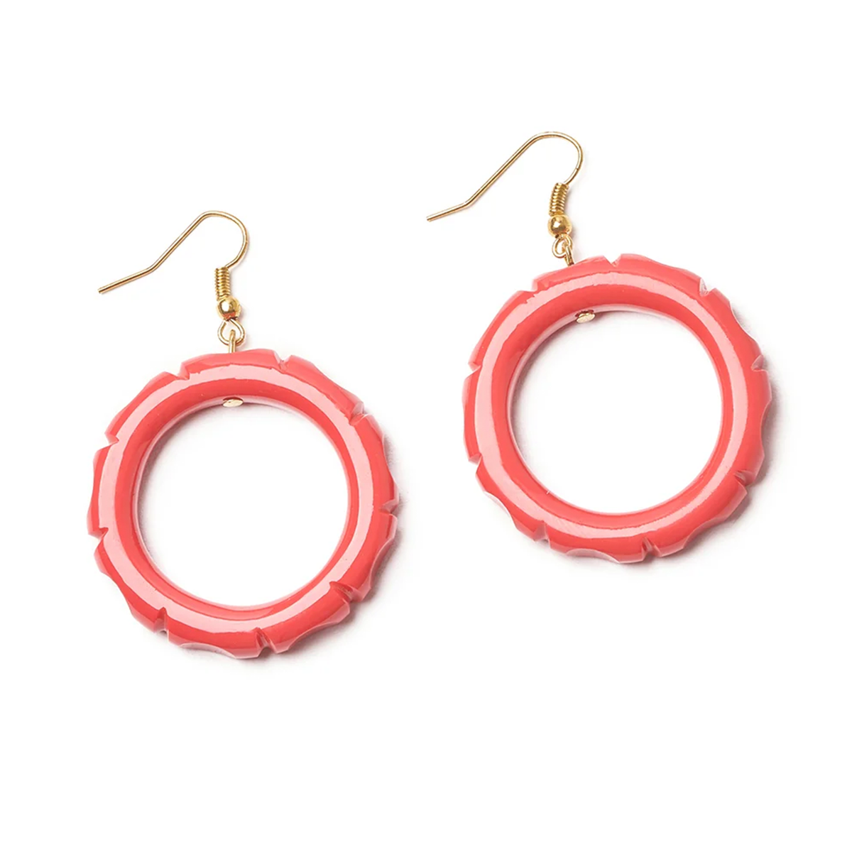 Midi Hibiscus Heavy Carve Bangle
