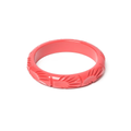 Midi Hibiscus Heavy Carve Bangle