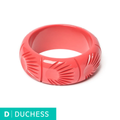 Wide Hibiscus Heavy Carve - Duchess Bangle