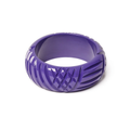 Wide Paradise Heavy Carve Bangle