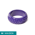 Wide Paradise Heavy Carve - Maiden Bangle