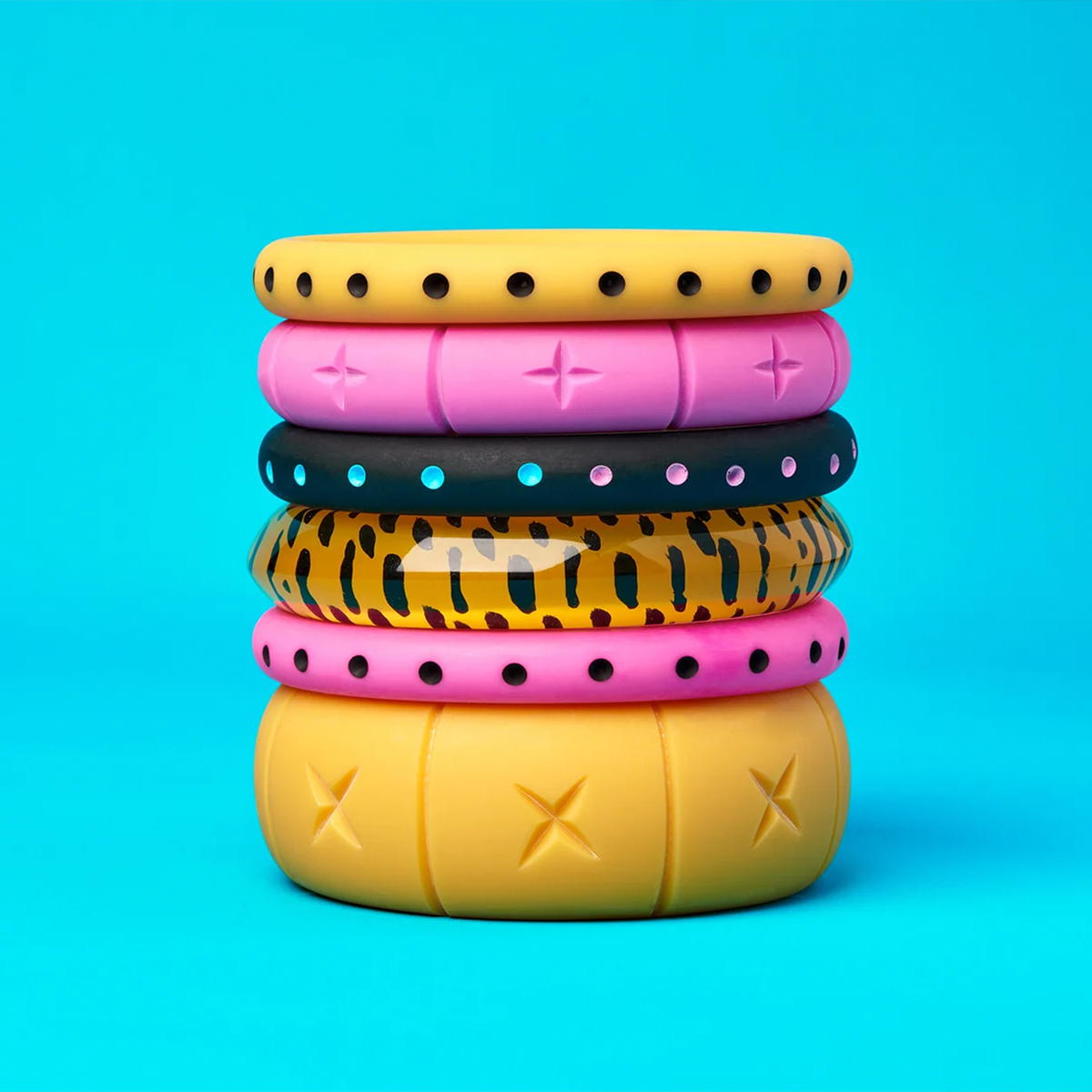 Wide Pineapple Matte - Maiden Bangle