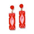 Blooming Drop Hoop Earrings