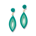 Serene Drop Hoop Earrings