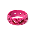 Wide Orchid Bangle