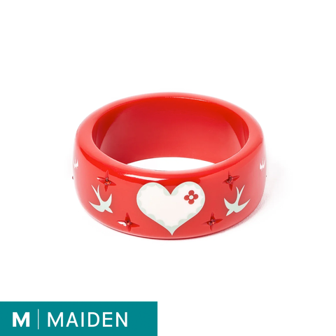 Wide All My Love Bangle - Maiden