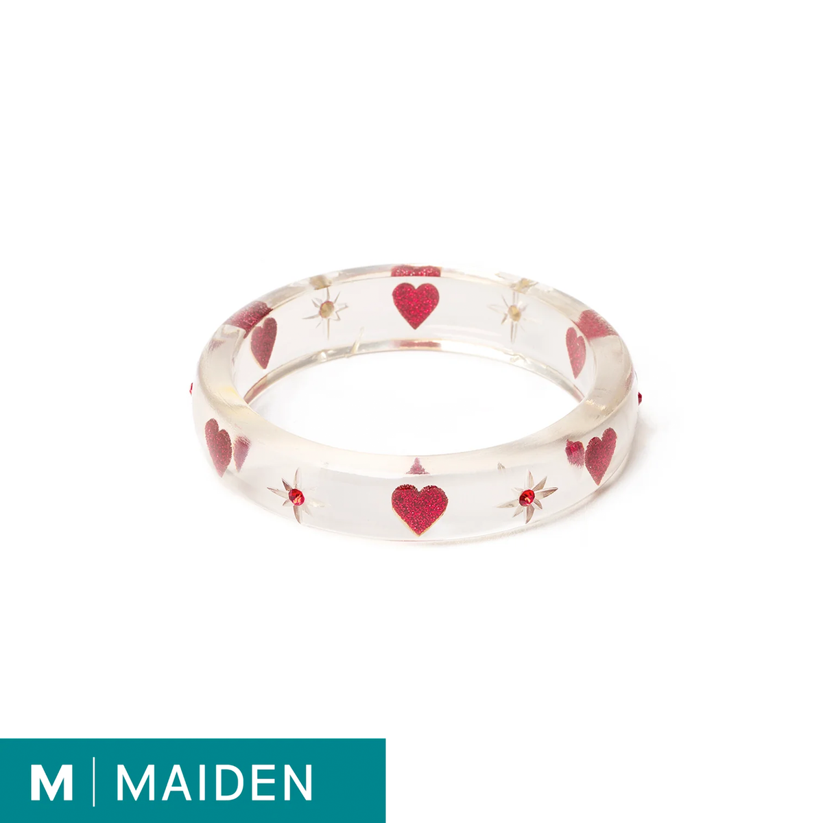 Midi Key To My Heart - Clear - Maiden Bangle
