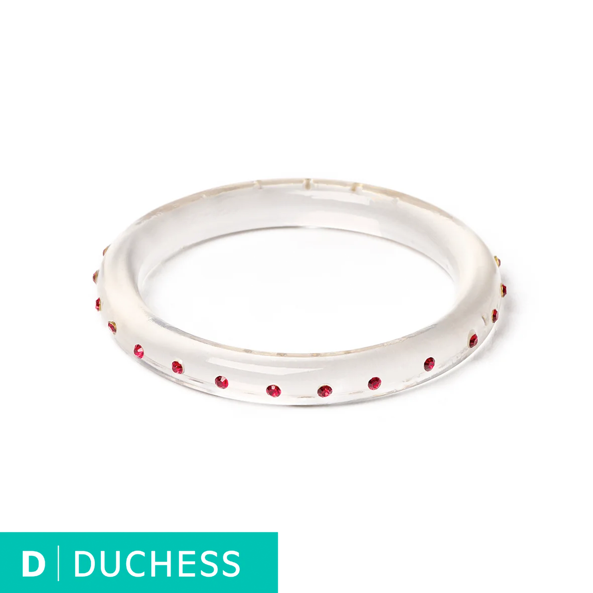Narrow Key To My Heart - Clear - Duchess Bangle